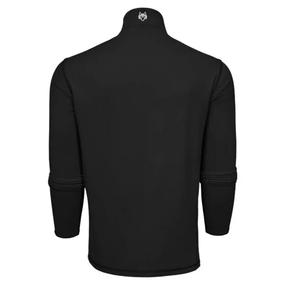 Greyson Men’s M Black Mock-Neck Quarter Zip Sweater